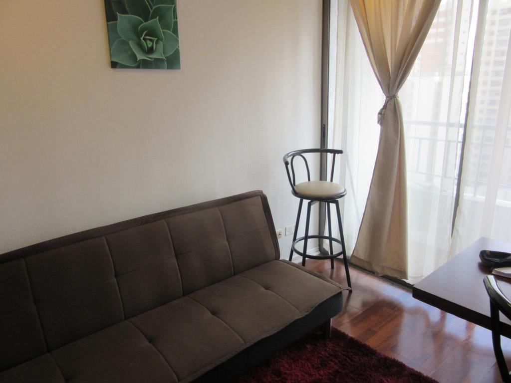 圣地亚哥Departamento Paseo Bulnes Metro La Moneda公寓 外观 照片