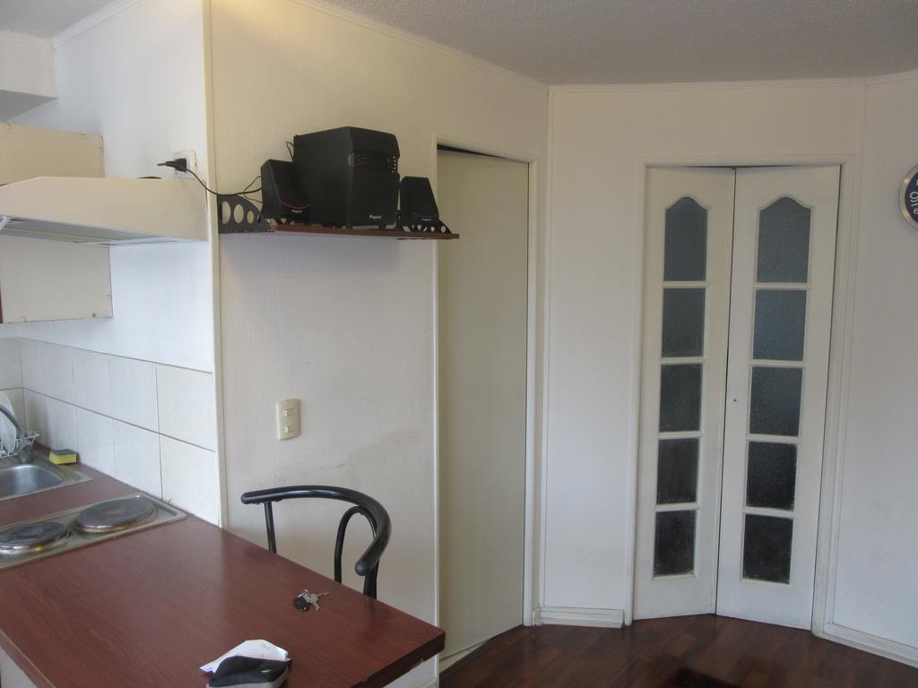 圣地亚哥Departamento Paseo Bulnes Metro La Moneda公寓 外观 照片