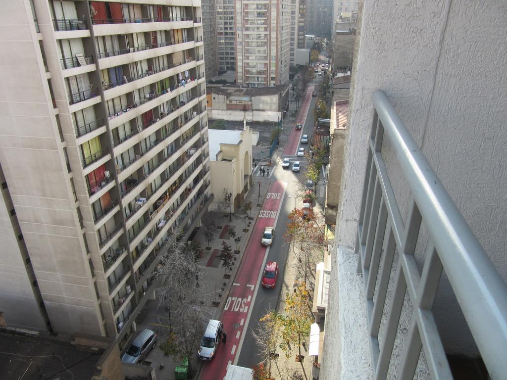 圣地亚哥Departamento Paseo Bulnes Metro La Moneda公寓 外观 照片