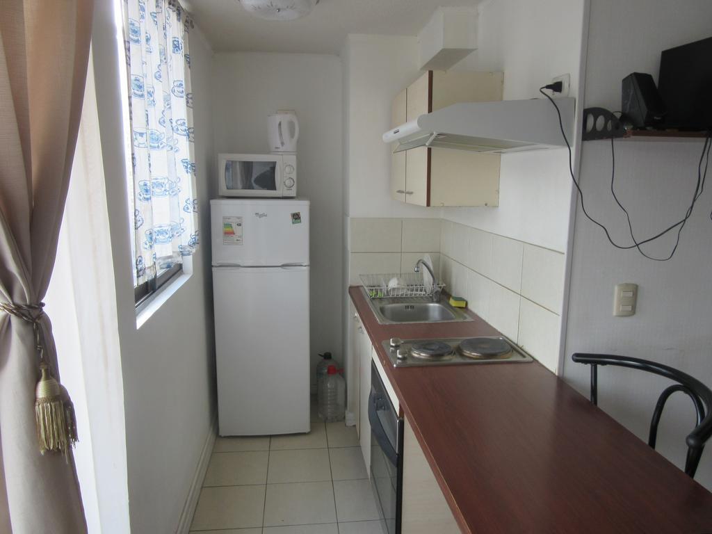 圣地亚哥Departamento Paseo Bulnes Metro La Moneda公寓 外观 照片