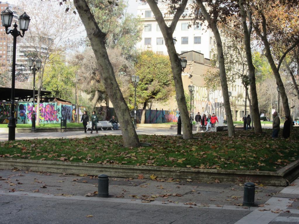 圣地亚哥Departamento Paseo Bulnes Metro La Moneda公寓 外观 照片