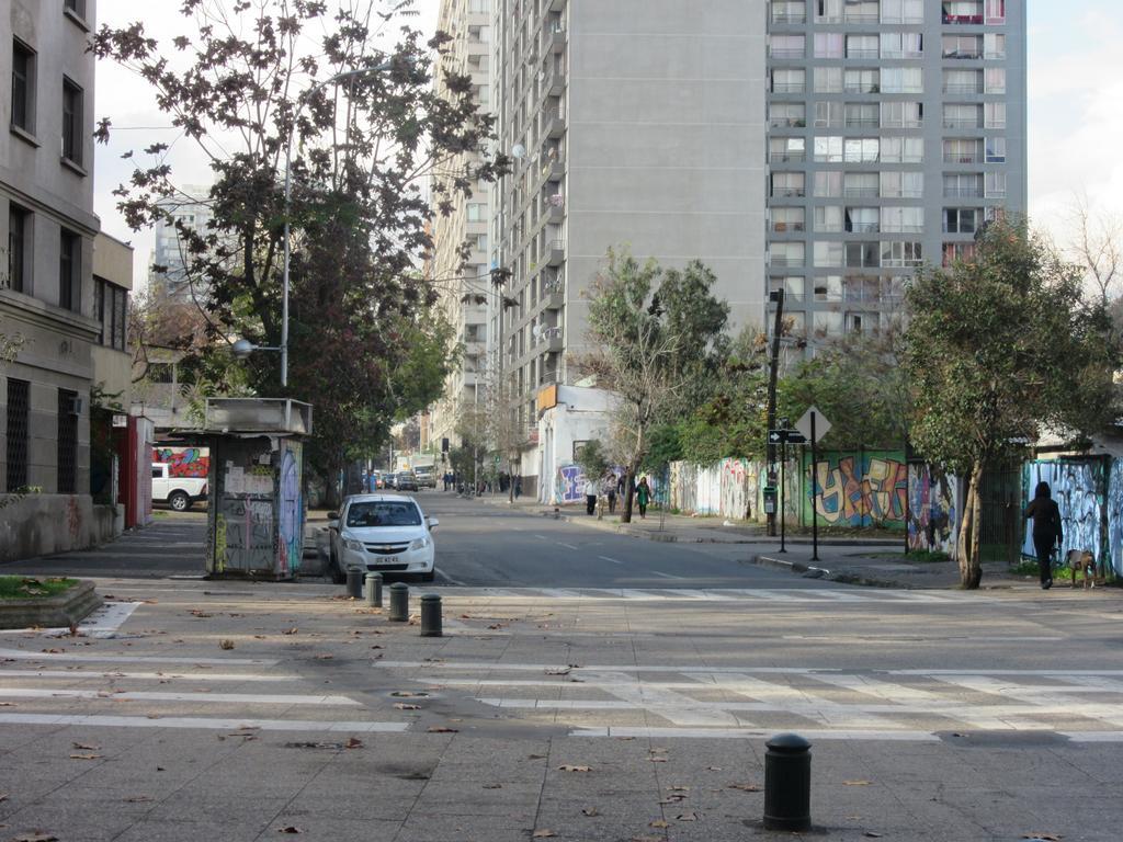 圣地亚哥Departamento Paseo Bulnes Metro La Moneda公寓 外观 照片