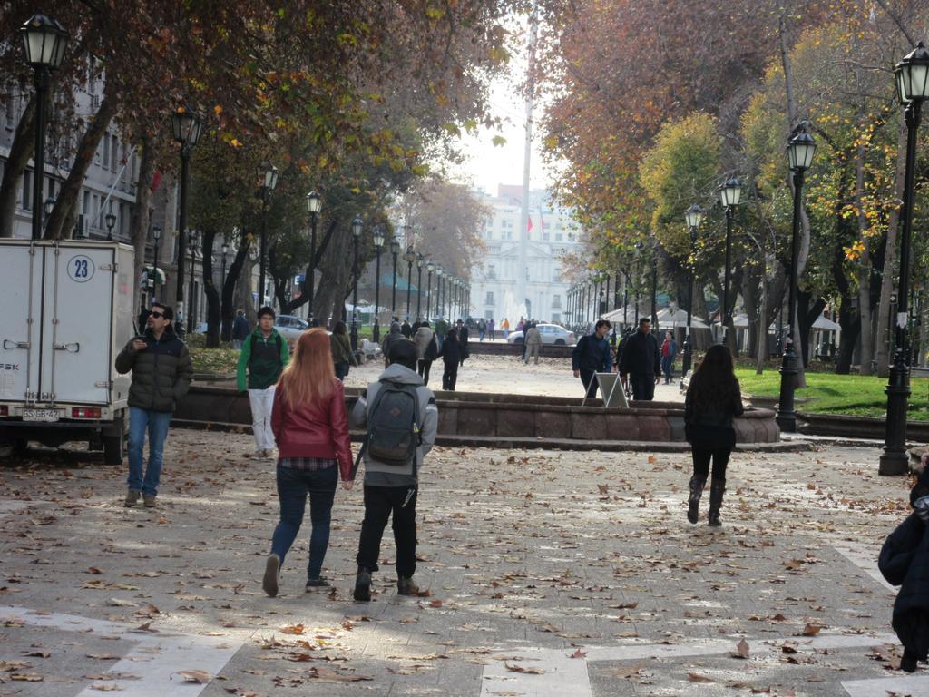 圣地亚哥Departamento Paseo Bulnes Metro La Moneda公寓 外观 照片