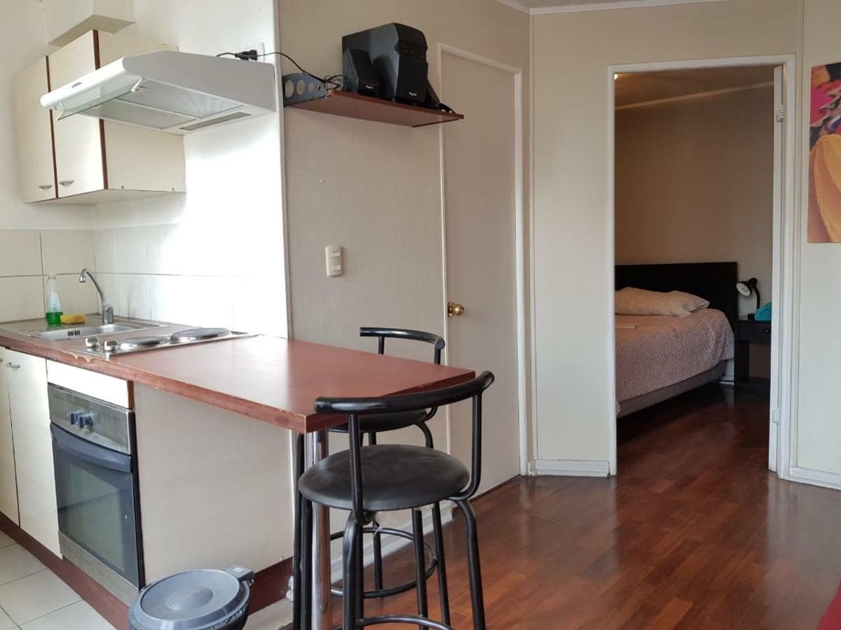 圣地亚哥Departamento Paseo Bulnes Metro La Moneda公寓 外观 照片